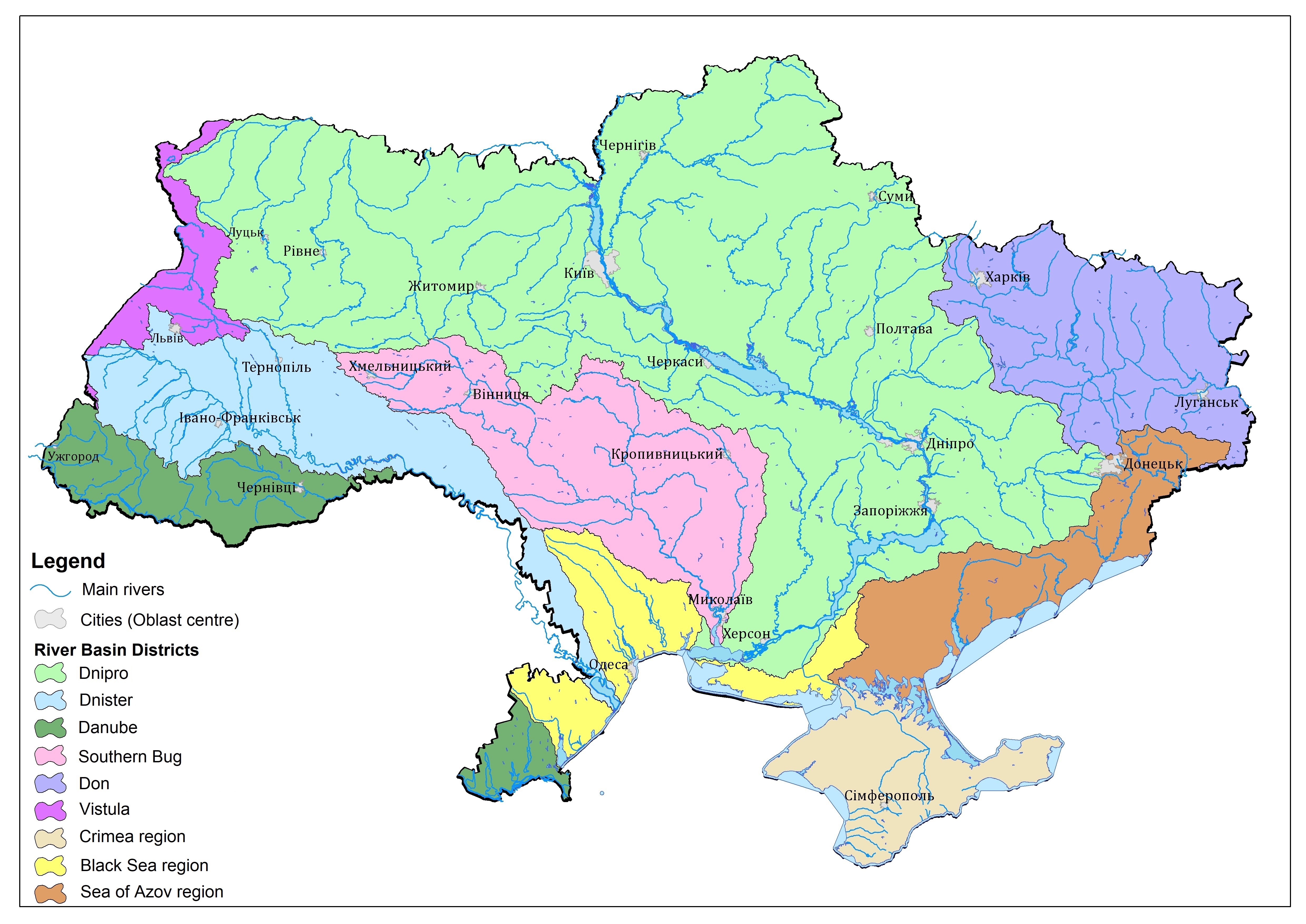 Index Of Files Informative Maps   Ukraine Rivers Map 001 